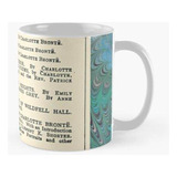 Taza Bronte Complete Works Collage De Papel Jaspeado Calidad