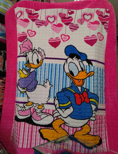 Cobija Pato Donald & Daisy Cobija Termica Ovejera Sencilla