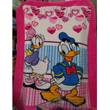 Cobija Pato Donald & Daisy Cobija Termica Ovejera Sencilla