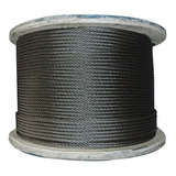 Cable Guaya Alma Acero Alquitranado 3/16 X 500 Mts