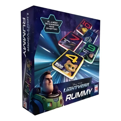 Juego De Mesa Dominó Rummy Lightyear Buzz Toy Story Fotorama | MercadoLibre