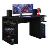 Mesa Para Computador Gamer Escrivaninha 9409 Madesa Preto