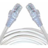 Cabo Internet / Rede Lan Utp Montado Branco 20 Metros R2548