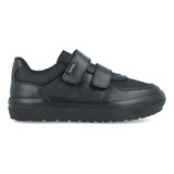 Zapatos Escolares Audaz Niño Piel/textil Mocasines Negro (18