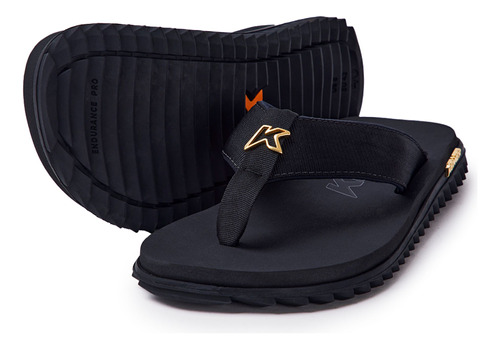 Sandalia/chinelo Kenner Original Kivah Pro Tks Preto/preto