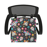 Emelivor Sugar Skull Halloween Chair Cushion Memory Foam Sea