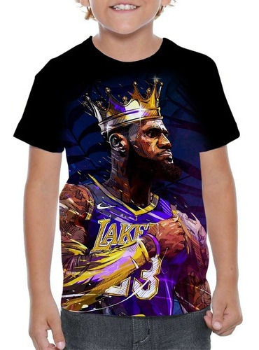 Camiseta Camisa Infantil 623 Lebron James Jogador  Basquete