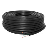 Cable Uso Rudo St 3x14 Negro 100% Cobre 600v Nom 30m Cdc