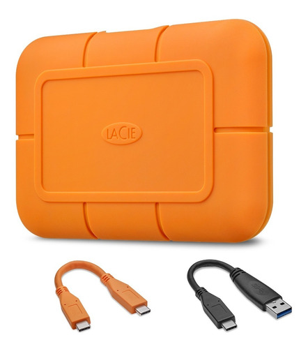 Disco Externo Ssd Lacie Rugged 2tb Usb-c 950mb/s Solido Nvme