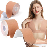 Brasier Strapless Invisible Push Up Cinta Y Cubre Pezon Set