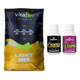 Sustrato Vitaflor Lightmix 50lts Con Oro Negro Flora 100ml