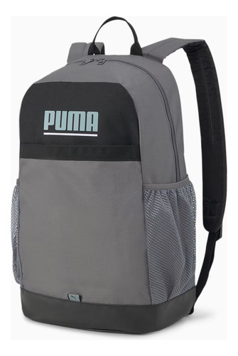 Mochila Puma Plus Gris Con Compartimento Para Portátil