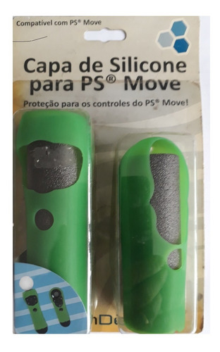 Playstation 3 Case De Silicone Para Controles Psmove - Verde