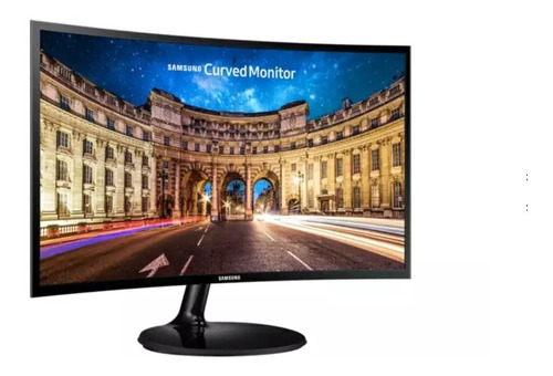 Monitor Led Samsung 24  Lc24f390fhlxzx Negro Vga Hdmi Curvo