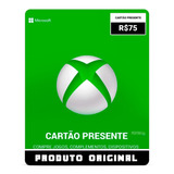 Gift Card R$ 75 Reais Xbox Live Envio Imediato