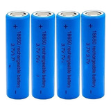 X4 Bateria 18650 Bateria Litio Baterías 18650 Recargable