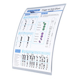 D Gráfico De Dedilhação Para Flauta E Acordes De Clarinete