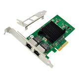 Tarjeta De Red Gigabit Pcie X4 Compatible Con Intel 82576 Pa