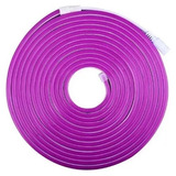 Cinta Luz Led Neón 2835 Morado 5m 30w 1500lm 12v Ip67