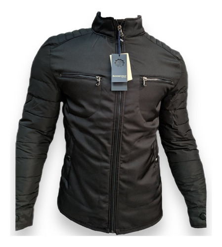 Chaqueta Chamarra Moda Premium Slim Fit Termica Estilo Biker