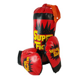 Par Guantes Suaves Boxeo Niños Saco Pera Golpeador Acolchado