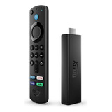 Amazon 3 Geração De Voz Fire Tv Stick 4k 8gb + Controle Voz