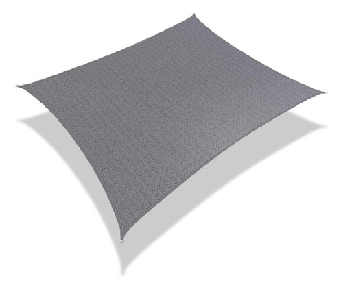 Vela Sombreadora 3x4m Hdpe (95% De Sombra) Gris