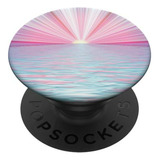 Popsockets Popgrip Tema Playa, Azul Claro Y Rosa, Para Celul