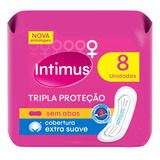 Absorvente Externo Intimus Tripla Proteção Suave S/abas-8u