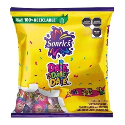 de Dulces Sonric's Dale Dale, Bolsa Con 1.3 kg | MercadoLibre