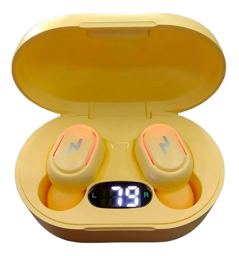 Auricular Celular Microfono Bluetooth Caja Cargadora Twins