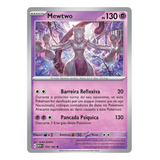 Carta Pokémon Lendário Mewtwo Escarlate Violeta 151