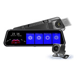 1080p Vista Trasera Dash Cam 9.66 Pulgadas Pantalla Táctil C