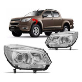 Farol S10 Trailblazer 2012 2013 2014 2015 2016 Com Projetor