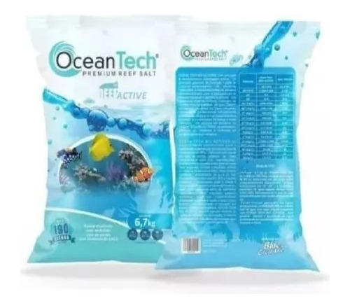 Sal Marinho P/ Aquário Oceantech Reef Active 6,7kg Faz 190 L