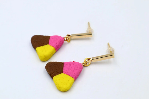 Aretes Mexicanos Artesanales En Forma De Galleta