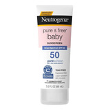 Protetor Solar Neutrogena Pure & Free Baby 50 Spf 88ml