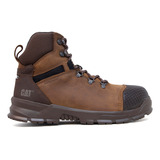 Bota Industrial Caterpillar Ca-91331ca Para Caballero Café