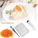 Kit De Gastronomía Molecular Acrílico Para Cocina Caviar Mak
