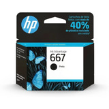 Cartucho De Tinta Hp 667 Preto Original Ink Advantage