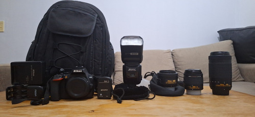 Nikon D3500 + 3 Lentes