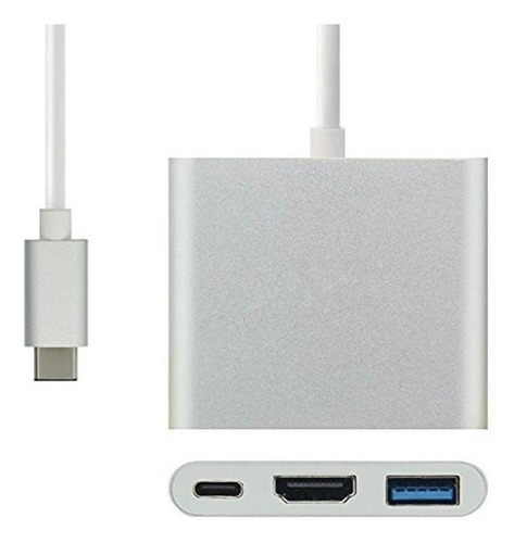 Adaptador Usb 3.1 Tipo C Thunderbolt 3.0 X Hdmi Usb 3 Tipo C