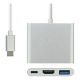 Adaptador Usb 3.1 Tipo C Thunderbolt 3.0 X Hdmi Usb 3 Tipo C