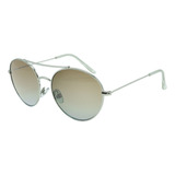 Lentes De Sol Panama Jack Cali Para Mujer Redondo Color Plata