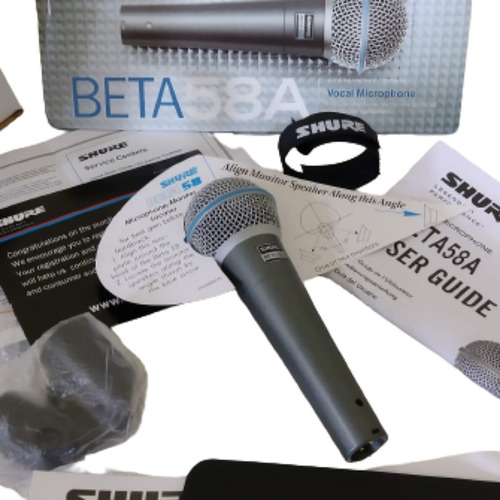Microfone Shure Beta 58a, Original Made In México