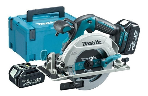 Sierra Circular Inalambrica 6-1/2'' 18v Dhs680rmj Makita