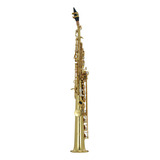 Saxofón Soprano Acabado Laton Laqueado Wesner Pss2000-l