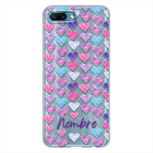 Funda Para Honor Corazones Personalizada Con Nombres