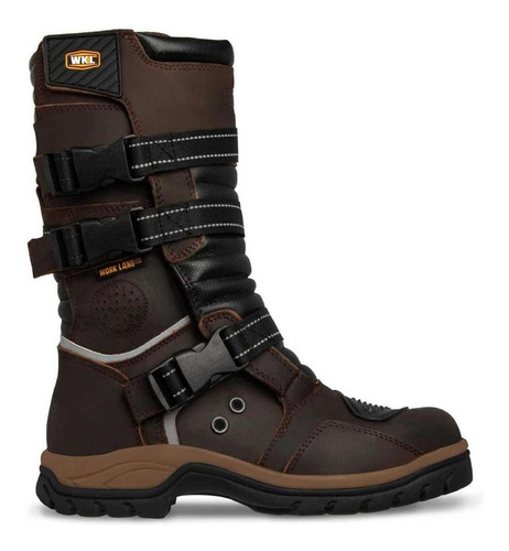 Bota Motociclista Hombre Biker Workland 1.0 Cafe