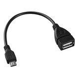 Cable Adaptador Otg Micro Usb A Usb Hembra Tablets Celulares